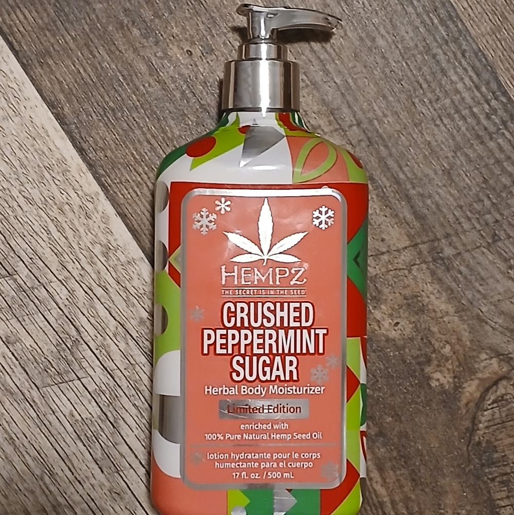Hempz Crushed Peppermint Sugar Herbal Body Moisturizer - Limited Edition